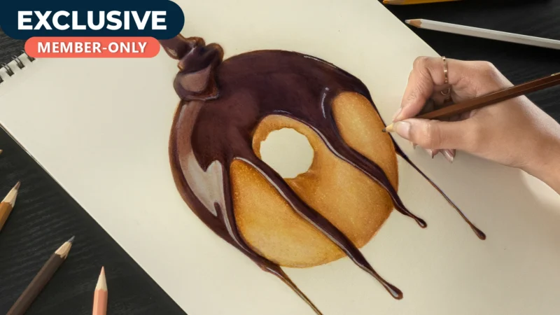 [BONUS] Drawing DOUGHNUT using Pencil Colors