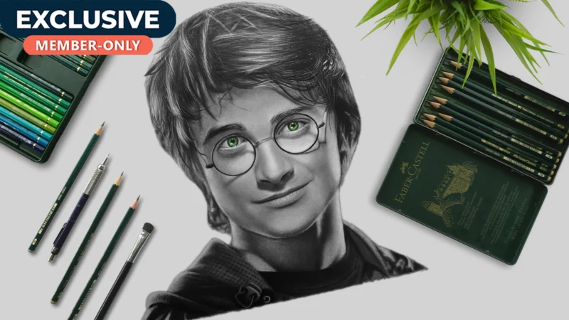 How to Draw Harry Potter Portrait