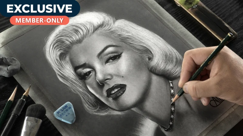 Realistic Marilyn Monroe Portrait!