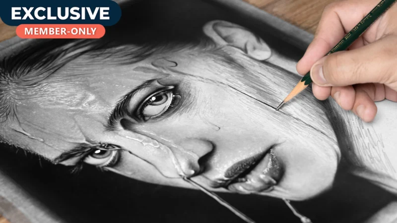 How to Draw a Wet Face Portrait – Step by Step!