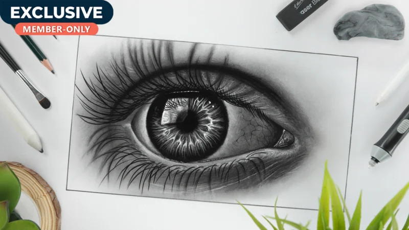 Quick & Easy Eye Drawing – Drawcember